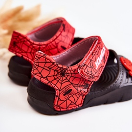 Sandalias Infantiles Espuma Ligera Con Velcro Negro Asti 4