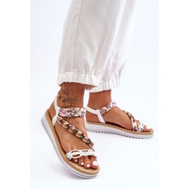 Cómodas Sandalias Mujer Cuña Blanco Jodie 1