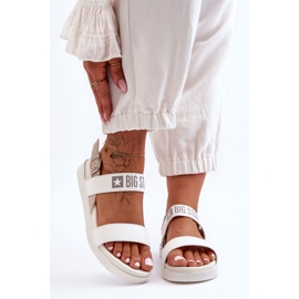 Sandalias Planas Mujer Big Star LL274939 Blanco 2