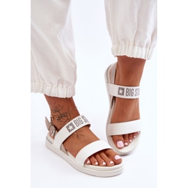 Sandalias Planas Mujer Big Star LL274939 Blanco 4