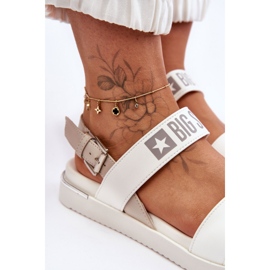 Sandalias Planas Mujer Big Star LL274939 Blanco 5