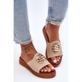 Pantuflas Mujer Beige Secrets Con Adorno 1 Pantuflas Mujer Beige Secrets Con Adorno 1