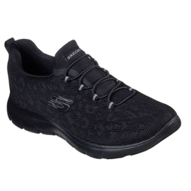 Skechers Summits Zapatos - Leopard Spot W 149037 Bbk negro 1