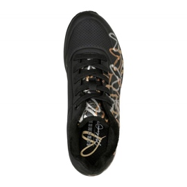 Zapatos Skechers Uno Metálico Amor W 155523/BKGD negro 2
