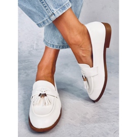 Mocasines de mujer Grand White blanco 2