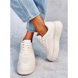 Deportivas de suela alta Secada Beige 2