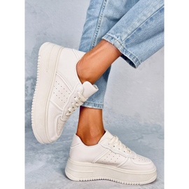 Deportivas de suela alta Secada Beige 5