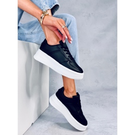 Secada Black zapatillas de suela alta negro 4