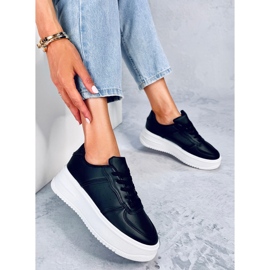 Secada Black zapatillas de suela alta negro 2