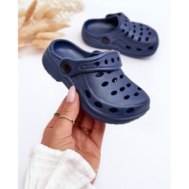 Pantuflas Infantiles de Espuma Azul Marino Lucas 4