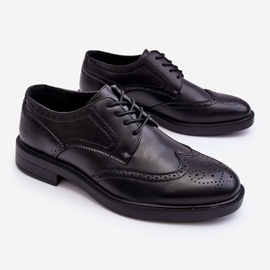 WD1 Zapatos de Hombre Elegantes en Piel Negro Gustavo 2
