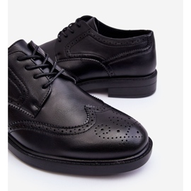 WD1 Zapatos de Hombre Elegantes en Piel Negro Gustavo 3