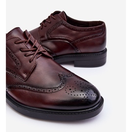 WD1 Zapatos Hombre Piel Elegante Marrón Gustavo 2