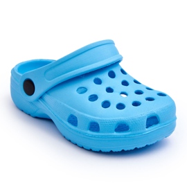 WJ1 Chanclas Baby Foam Crocs Percy Azul Claro 4