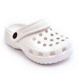 Sandalias Niños Espuma Crocs Blanco Percy 5