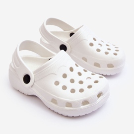 Sandalias Niños Espuma Crocs Blanco Percy 2
