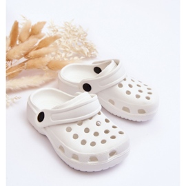Sandalias Niños Espuma Crocs Blanco Percy 3