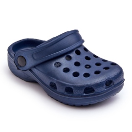 Sandalias Niños Foam Crocs Azul Marino Percy 5