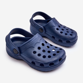 Sandalias Niños Foam Crocs Azul Marino Percy 2