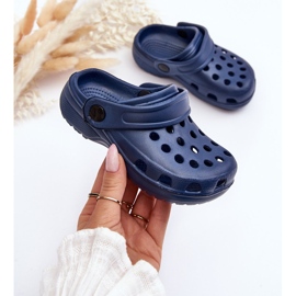 Sandalias Niños Foam Crocs Azul Marino Percy 4