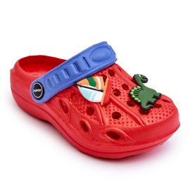 Pantuflas Crocs Ligeras De Espuma Para Niños Red Sweets rojo 6