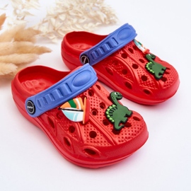 Pantuflas Crocs Ligeras De Espuma Para Niños Red Sweets rojo 3