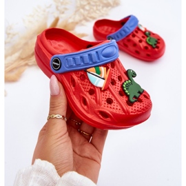 Pantuflas Crocs Ligeras De Espuma Para Niños Red Sweets rojo 4