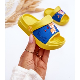 WJ1 Chanclas Infantiles Ligeras Con Motivo Perro Amarillo Rico 3