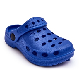 Pantuflas de espuma para niños Lucas azules 5