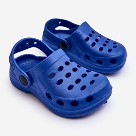 Pantuflas de espuma para niños Lucas azules 3