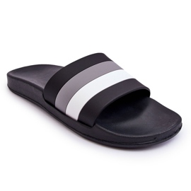 WJ1 Pantuflas Black Vision Rayas Hombre negro 4
