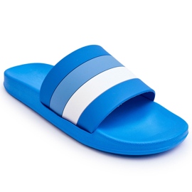 WJ1 Pantuflas de Hombre Rayas Blue Vision azul 4