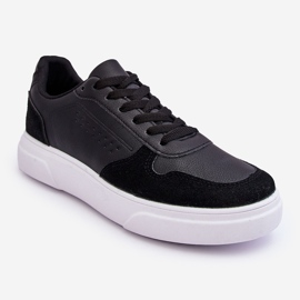 WJ1 Zapatos deportivos con cordones Castiel de hombre de color negro 4
