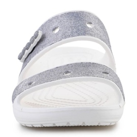 Crocs Classic Croc Glitter Ii Sandalia Pantuflas W 207769-90H gris 1 Crocs Classic Croc Glitter Ii Sandalia Pantuflas W 207769-90H gris 1