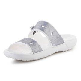 Crocs Classic Croc Glitter Ii Sandalia Pantuflas W 207769-90H gris 2