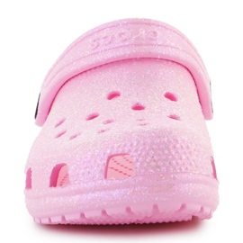 Zuecos Crocs Classic Glitter K Jr 206993-6S0 rosa 1