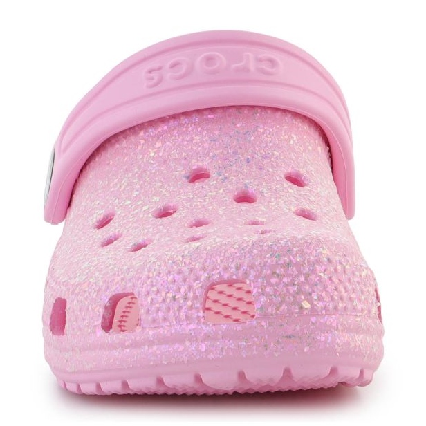 Zuecos Crocs Classic Glitter K Jr 206992-6S0 rosa 1