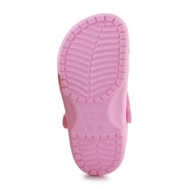 Zuecos Crocs Classic Glitter K Jr 206992-6S0 rosado 4