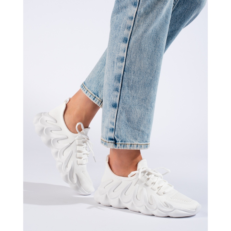 TRENDI Zapatillas Blancas De Moda blanco 1