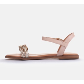 Marco Shoes Sandalias planas beige 2