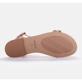 Marco Shoes Sandalias planas beige 4