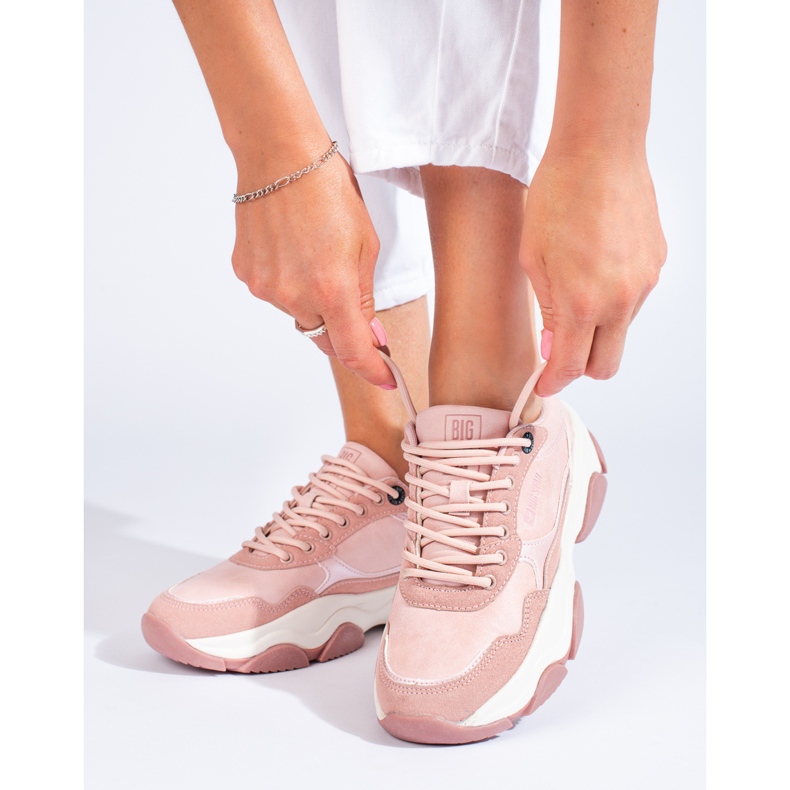 Zapatillas de mujer Big Star KK274385 rosa 1