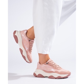 Zapatillas de mujer Big Star KK274385 rosado 2