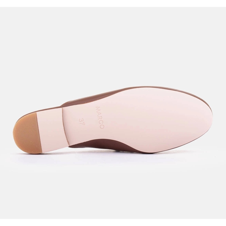 Marco Shoes Zapatillas con decoración marrón 2