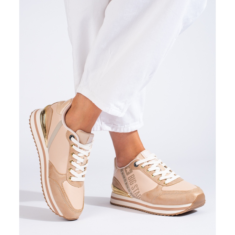 Zapatillas de mujer Big Star KK274437 marrón 1