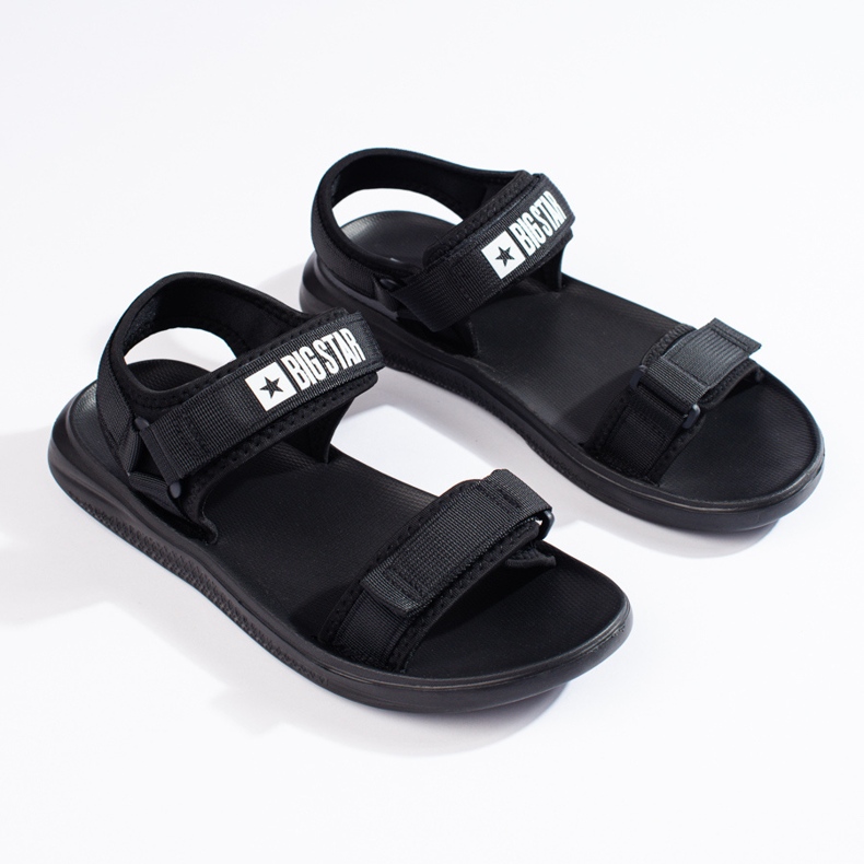 Sandalias hombre Big Star HH174842 negras negro 1