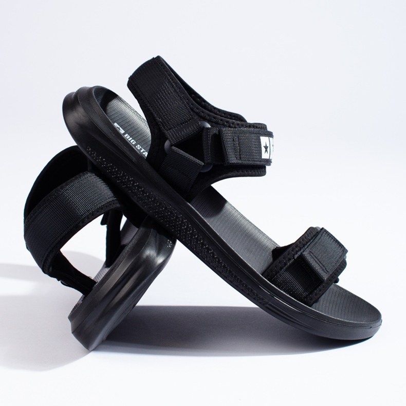 Sandalias hombre Big Star HH174842 negras negro 2