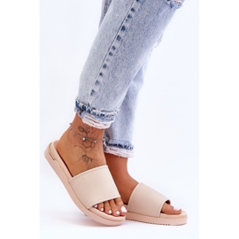 Pantuflas Mujer Plataforma Big Star LL274933 Beige 5