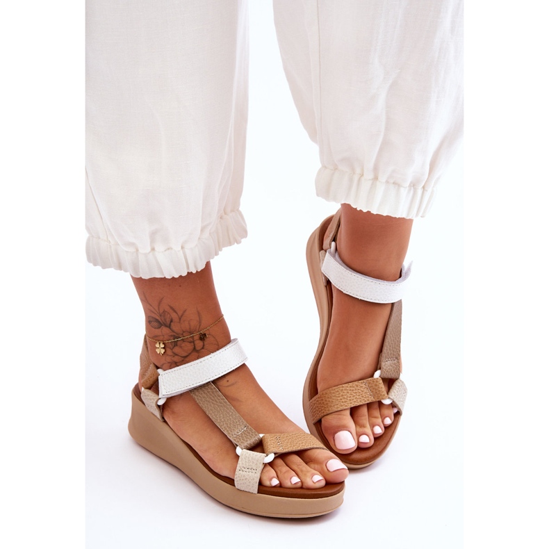 Sandalias Cuero Maciejka L5186-04 Beige 1