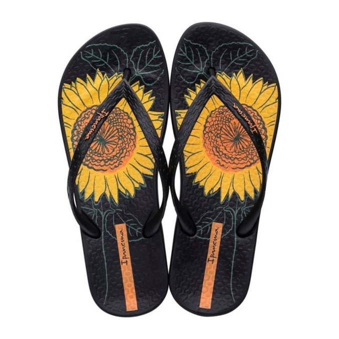 Chanclas Ipanema Sunflower Anat. Temas Xii Fem W 83178 23923 negro 1